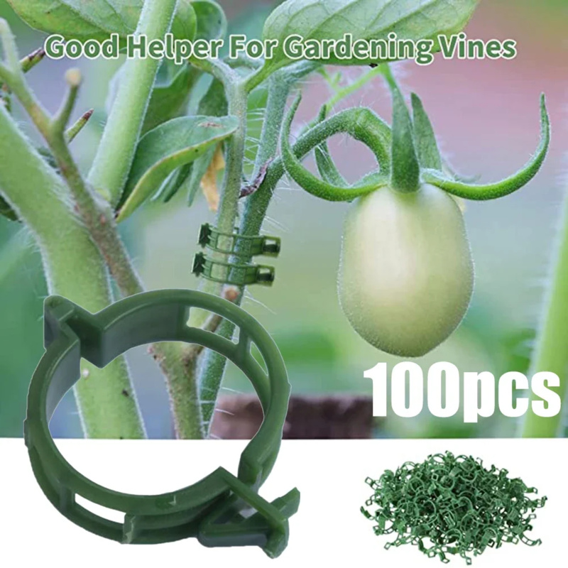 Gardening Tools Holder - 플라스틱 타이 트렐리스 스테이크 클립, 식물