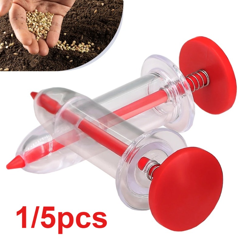 Fertilizer Dispenser - 1개/5개입 주입식 파종기 수동 휴대용 파종기