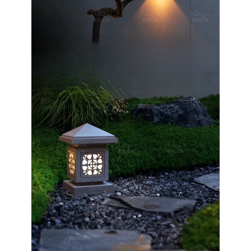 야외 중국식 석등 태양광 정원 잔디등 빌라 B&B - Gardening Hand Tools B&Q 리뷰 및 가격