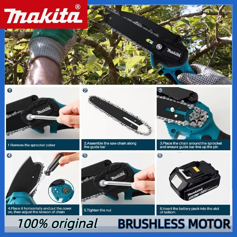 마키타 6인치 체인톱 18V 전기톱 휴대용 목재 절단  - Gardening Tools Wooden 리뷰 및 가격