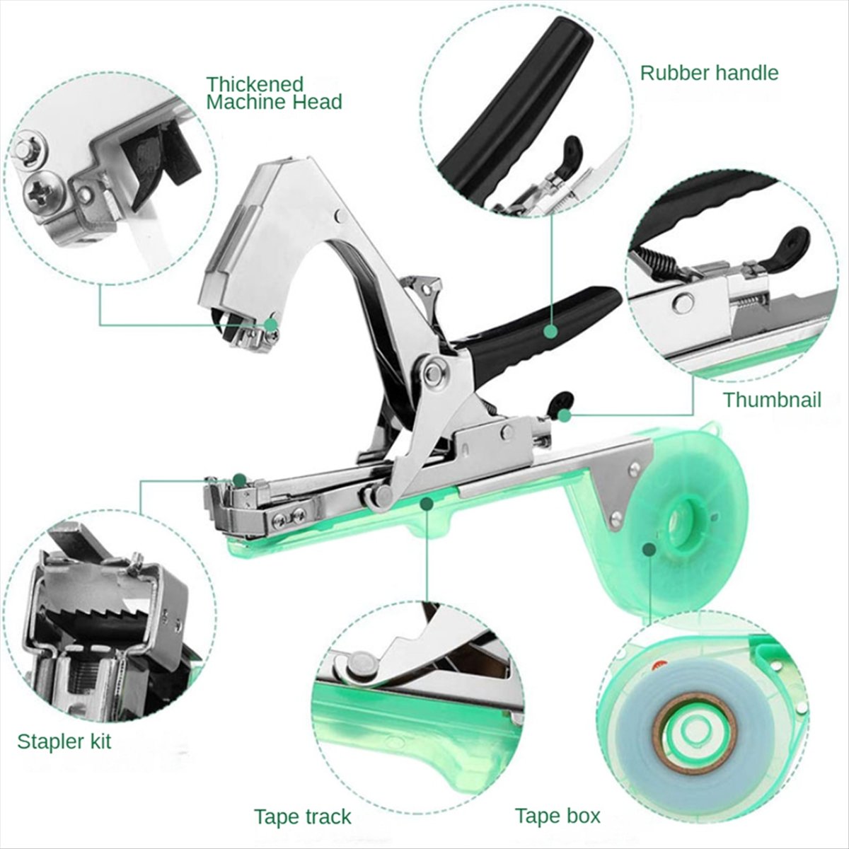 럭 플랜트 브랜치 핸드 타잉 스테이플러 + 테이프 결속 - Gardening Hand Tools B&Q 리뷰 및 가격