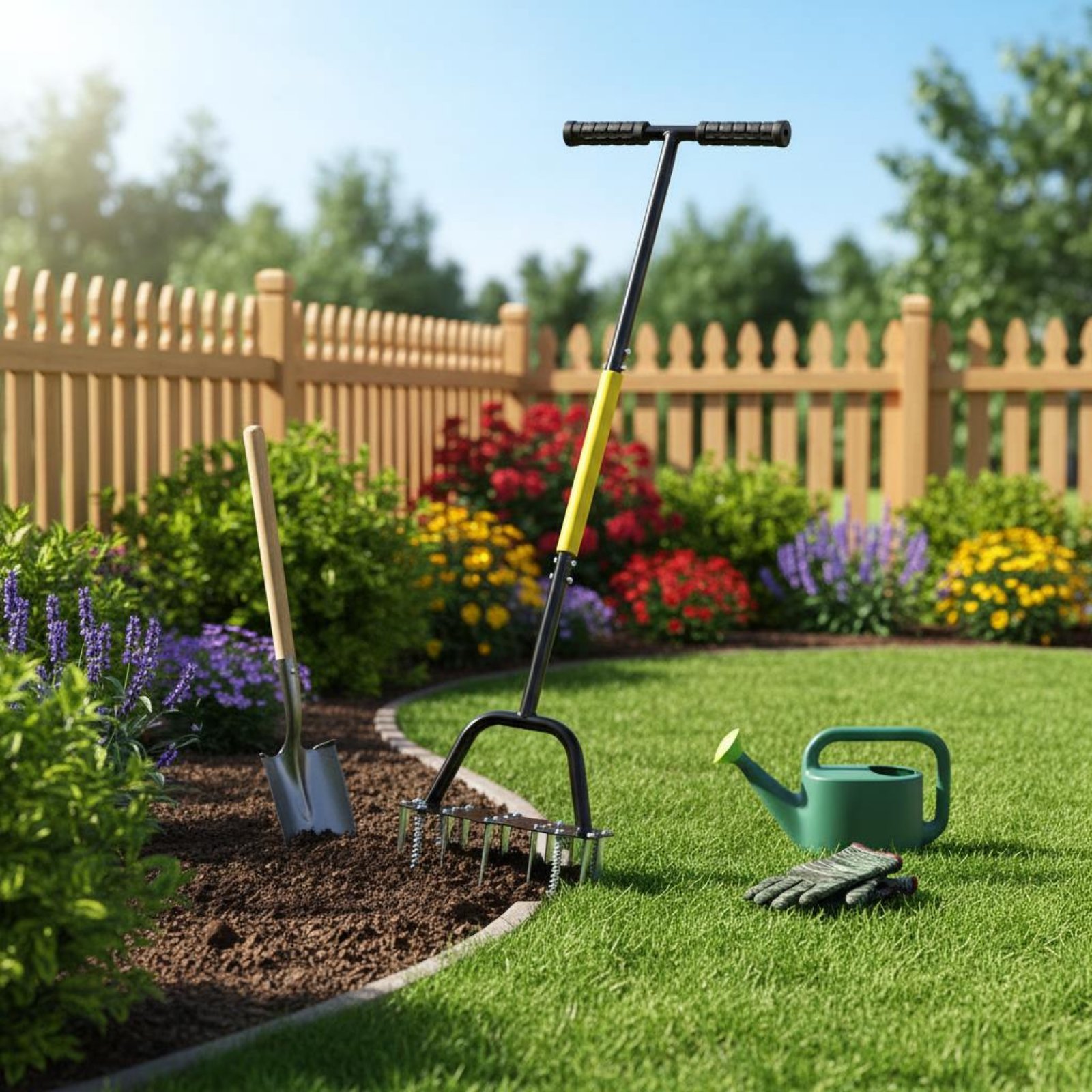 반달형 잔디깎이, 분리형 디자인, 수동 잔디깎이, 톱니 - Gardening Tools Long Handle 리뷰 및 가격