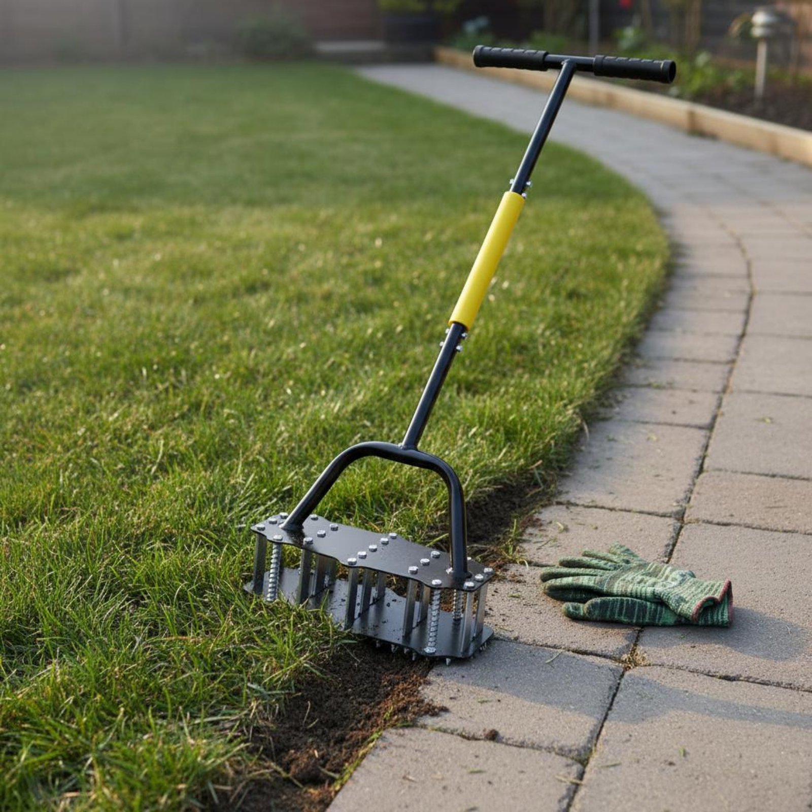 반달형 잔디깎이, 분리형 디자인, 수동 잔디깎이, 톱니 - Gardening Tools Long Handle 리뷰 및 가격