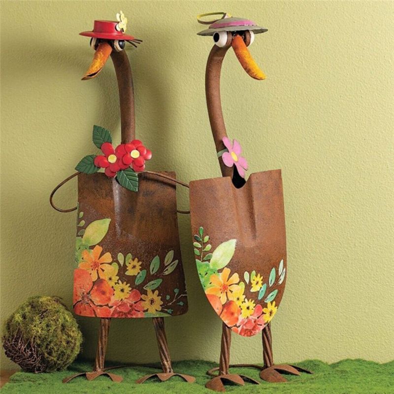 A20I 귀여운 요정 정원 장식, 귀여운 오리 정원 조 - Gardening Hand Tools B&Q 리뷰 및 가격