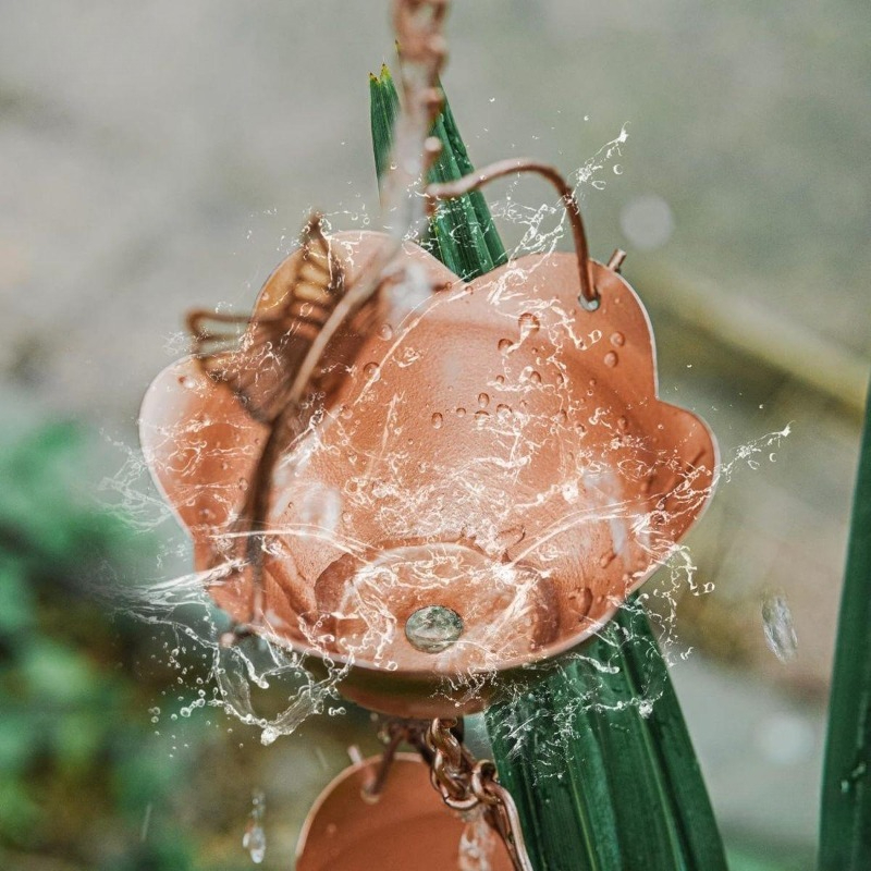 빌라 마당 빗물 배수 체인, 일본식 빗물 가이드 체인, - Gardening Hand Tools B&Q 리뷰 및 가격