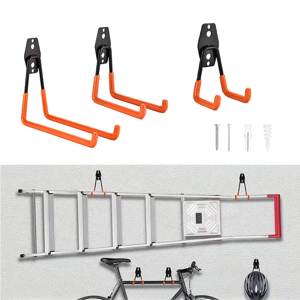 헤비 듀티 벽걸이형 금속 후크 차고 정리함 자전거 사다 - Gardening Tools Holder 리뷰 및 가격