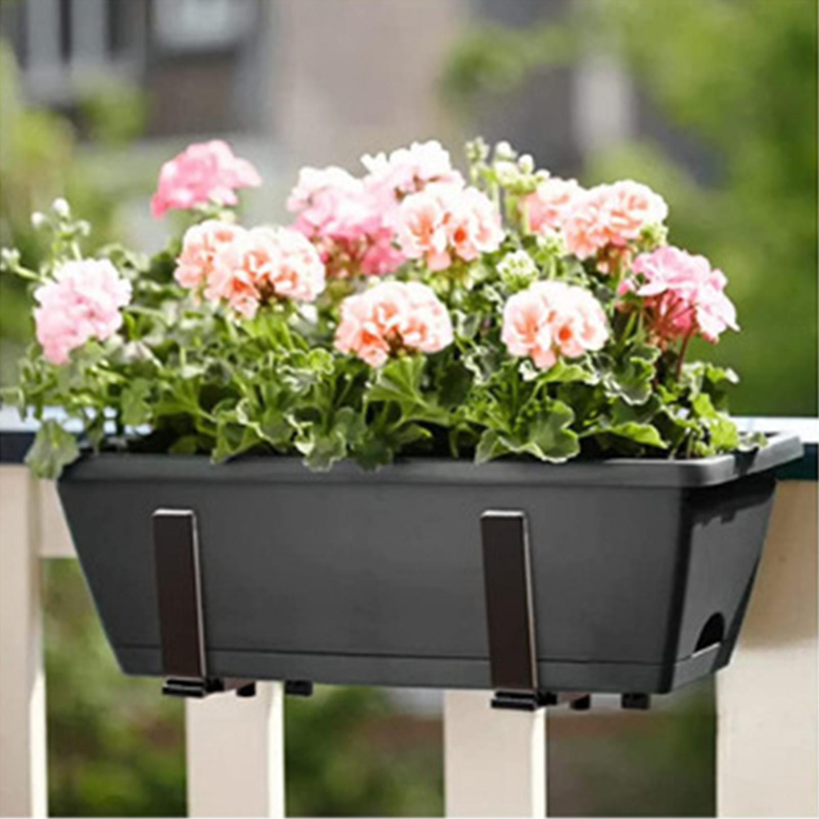 2PCS 조정 가능한 꽃 냄비 브래킷 교수형 창 상자  - Gardening Tools Holder 리뷰 및 가격